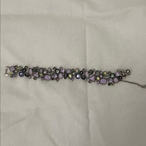 Sorrelli Lavender and silver bracelet